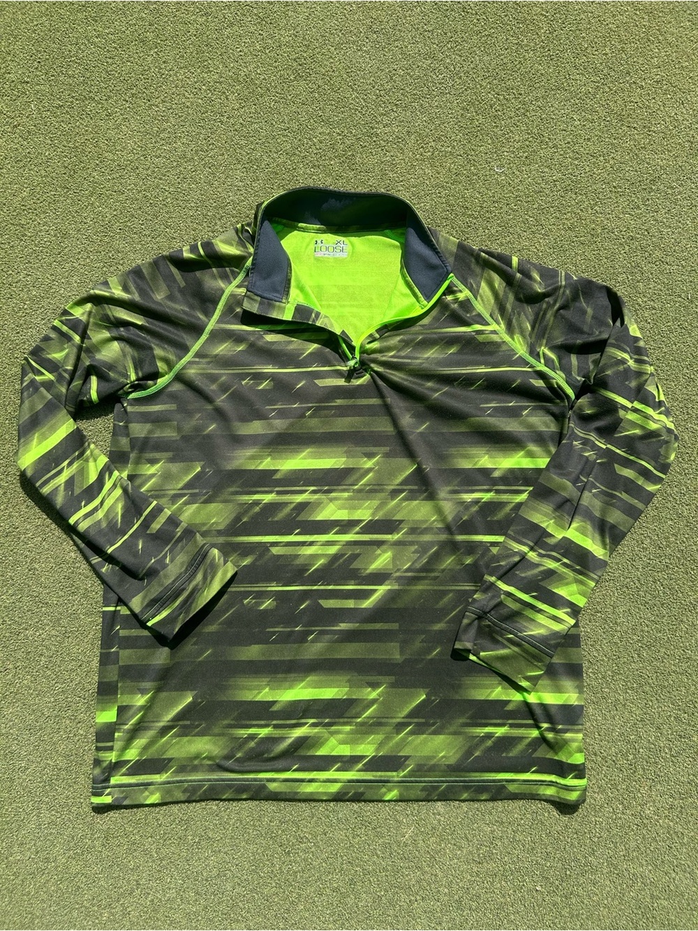 Under Armour Men’s Heat Gear Loose Quarter Zip, Size XL